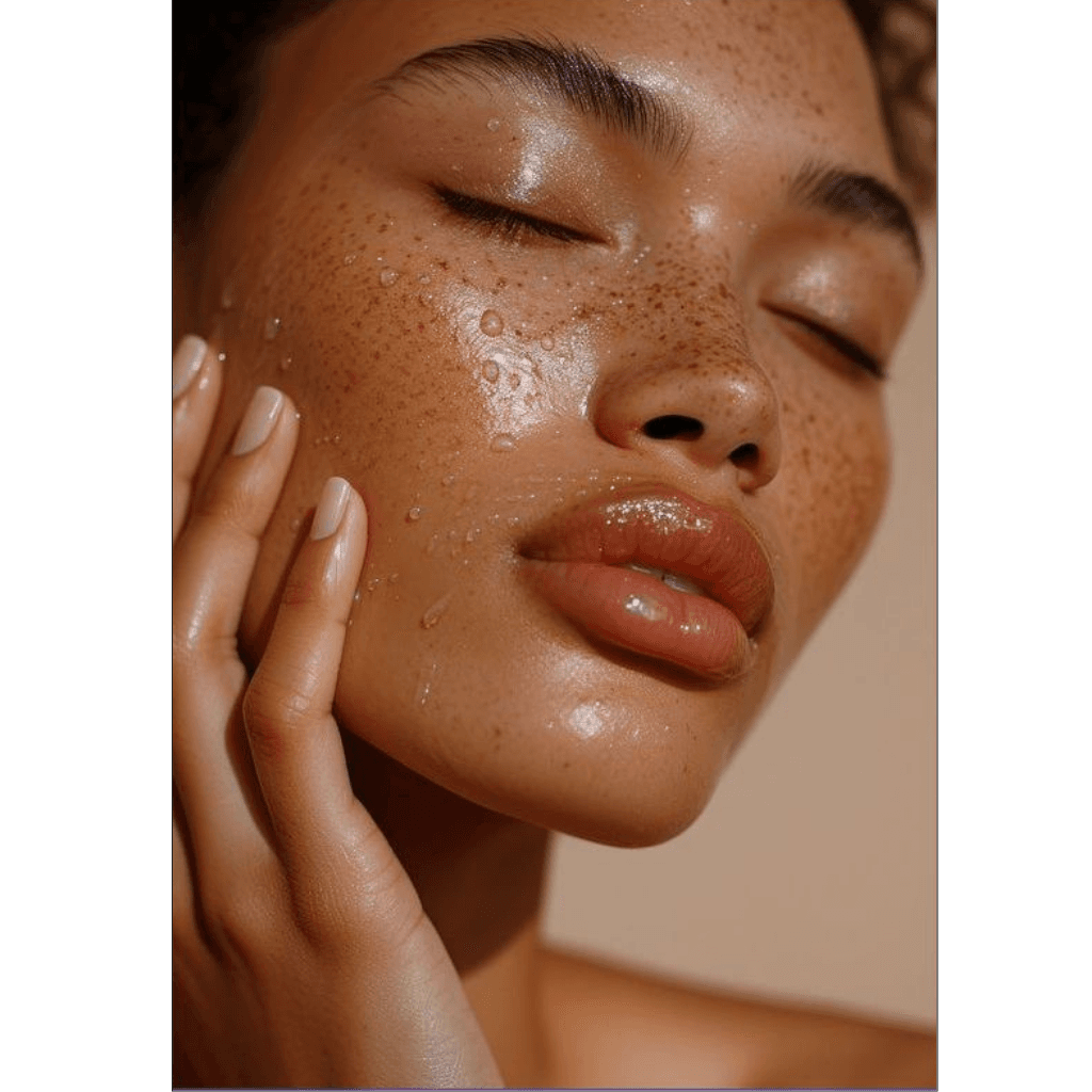 Glowing skin facial treatment